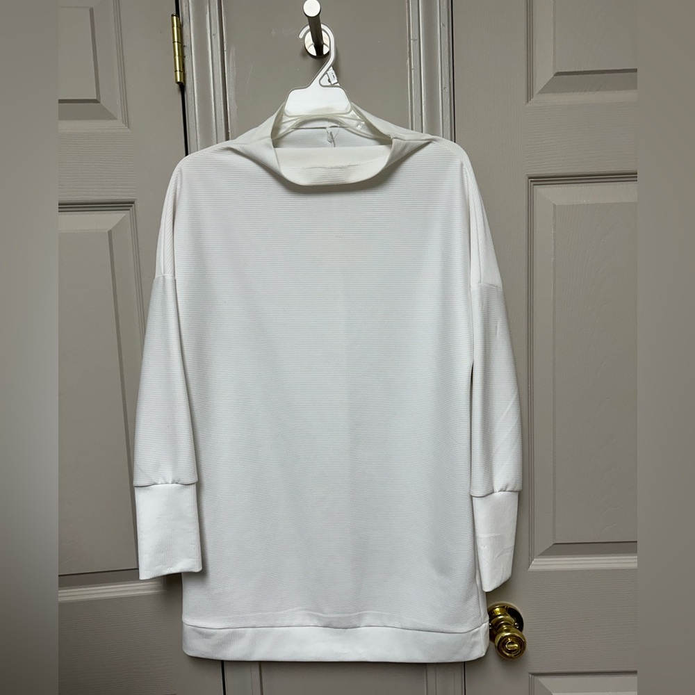 White tunic blouse